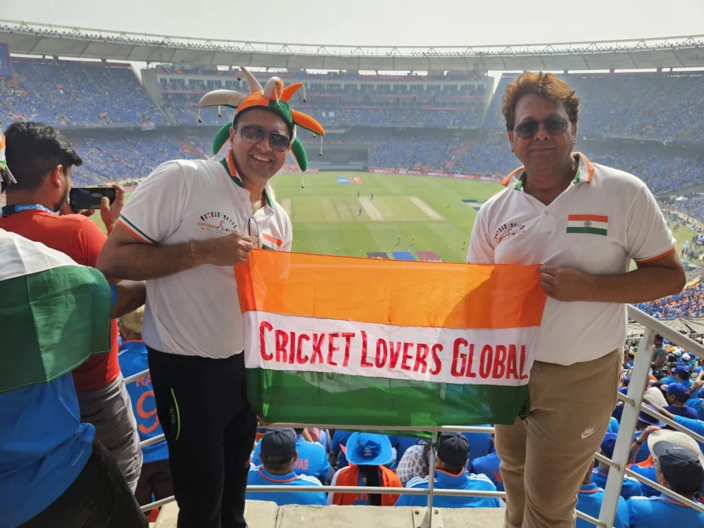 cricket lovers global india flag